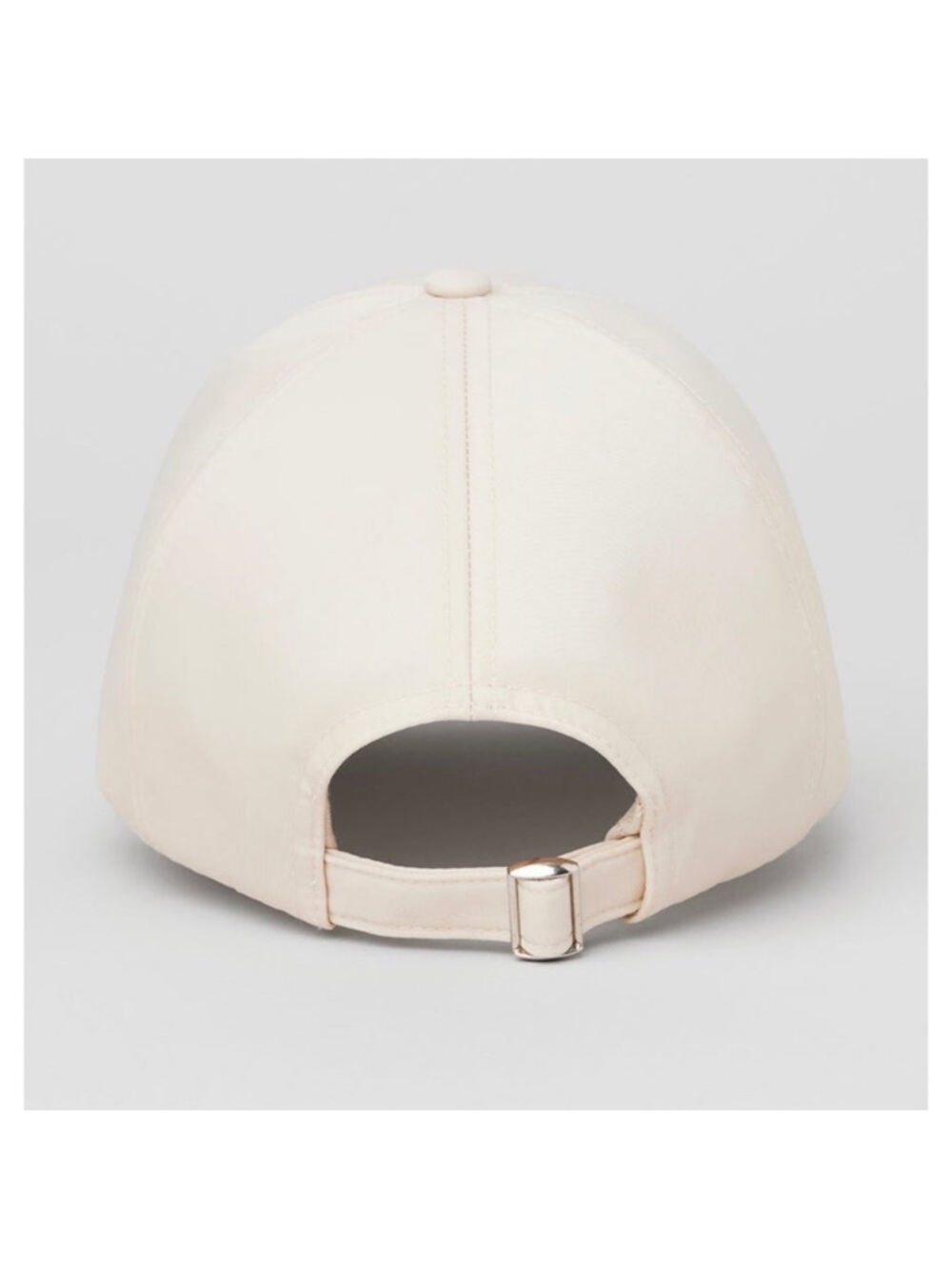 NWT ALO Cream Satin Off-Duty Cap - Picture 3 of 4